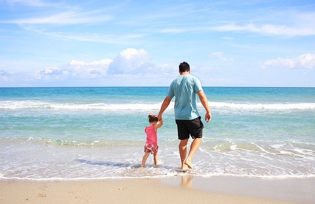 zabawa na plaży